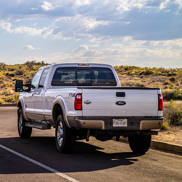 a pickup truck