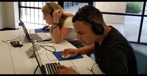 Students editing